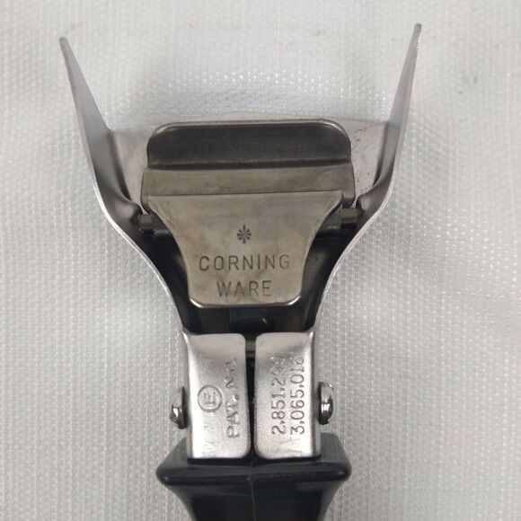 Corning Ware Black Detaching Twist Lock On Pot Large Casserole Holder Handle USA - Picture 4 of 4